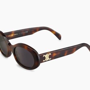 Celine Triomphe 52MM Oval Sunglasses